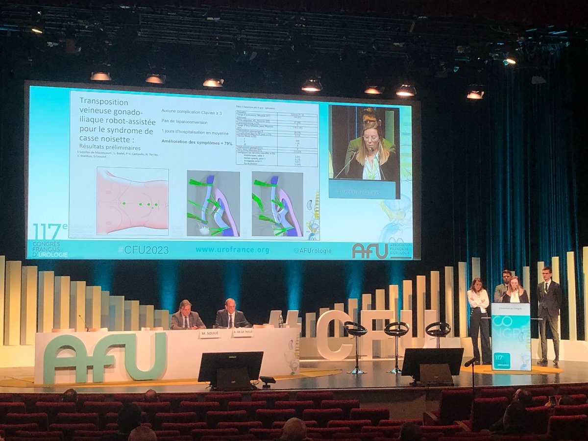 Benoît Peyronnet (@bpeyronnet) on Twitter photo That’s a wrap for #cfu2023. Here is my favorite abstract from our annual congress. Robotic iliac transposition of the gonadal vein for nutcracker syndrome by <a href="/EMazancourt/">Emilien Seizilles de Mazancourt</a> <a href="/xaviermatillon/">Xavier Matillon</a>. For sure an under diagnosed condition with now a promising therapeutic option. C U next year That’s a wrap for #cfu2023. Here is my favorite abstract from our annual congress. Robotic iliac transposition of the gonadal vein for nutcracker syndrome by <a href="/EMazancourt/">Emilien Seizilles de Mazancourt</a> <a href="/xaviermatillon/">Xavier Matillon</a>. For sure an under diagnosed condition with now a promising therapeutic option. C U next year