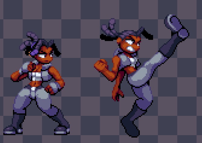 Thanks to my friends and colleagues @Kosena, <a href="/Glitchyvan/">Glitchyvan</a>, <a href="/Rakyoxx/">rakyo</a>, and all the team. Despite the short time and circumstances, continue to support me in this project, this is nothing without you Guyz!!!
#screenshotsaturday #WIP #pixelart #beatemup #action #indiedev #ドット絵