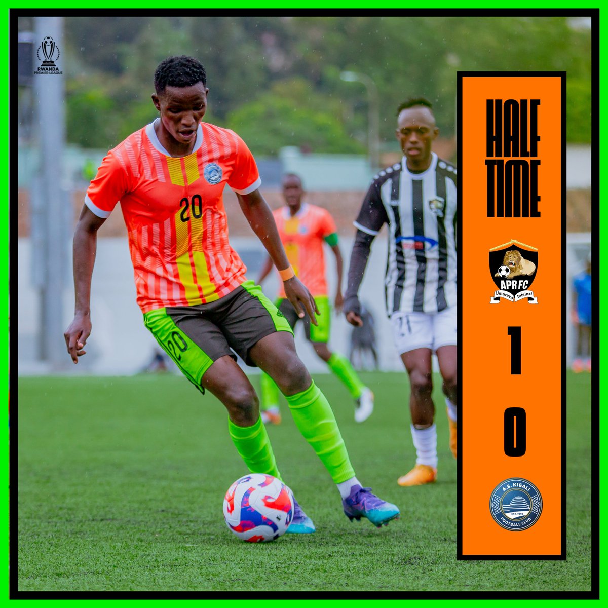 AS_KigaliFC's tweet photo. HALF TIME AT KIGALI PELE STADIUM

#APRASK https://t.co/tDdt9ISKMR