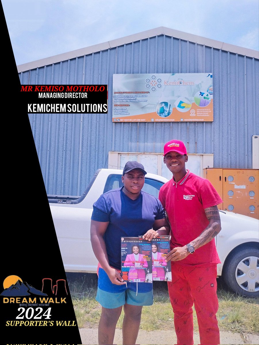 WalkEvents's tweet image. MD @kemi_chem, Mr @KemisoMo Motholo, supporting DREAMWALK 2024, 347km distance walk in 12DAYS. 

Walking for a cause, raising funds for HOW CAN I HELP/NKA THUSA JWANG? FOUNDATION.
Lend your support.

How Can I Help/Nka Thusa Jwang? FOUNDATION
Dignity In Giving and Receiving