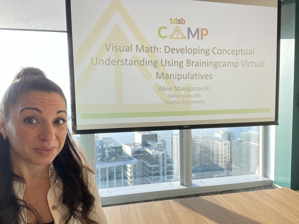 #TDSBcamp happening now! Come join me in the Reindeer room at 10:15am… so exciting!!