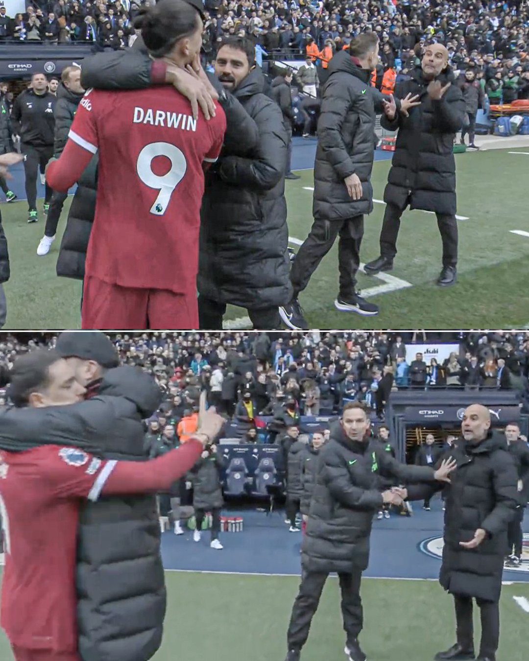 ESPN FC on X: "Pep Guardiola and Darwin Nunez exchanged words after  Manchester City-Liverpool. https://t.co/udKfNJaK4e" / X