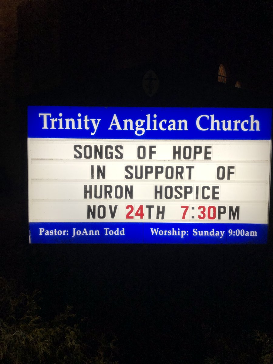 This is the fifth concert in as many years in support of our work and we are deeply grateful to Reverend JoAnn Todd and the congregation at Trinity Anglican in Blyth.  Over $2,000 was raised in support of the expansion of the residence.