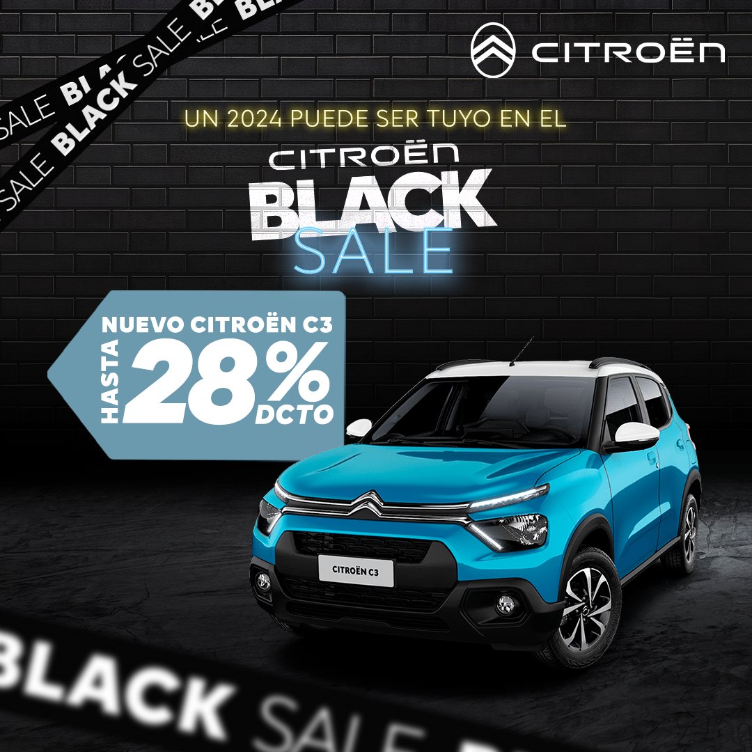Acelera la llegada de la navidad 🎄con el #CitroënBlackSale, ingresa en nuestro carstore: Citroen.cl y cotiza el regalo que siempre has querido 🎅🏻🚙