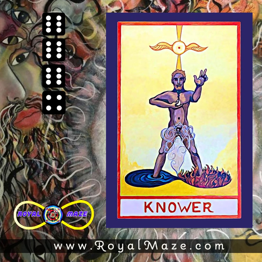 RoyalMaze3's tweet photo. The KNOWER functions as the Self. The Book of the KNOWER is the final statement of the new, progressed Tarot for the Aquarian Age. It says: “I am One. I am the Self. I am that which You are. I am the Goal. I know and I know that I know”. https://t.co/4B2T9rOy1z https://t.co/AJ4MPuzjTl