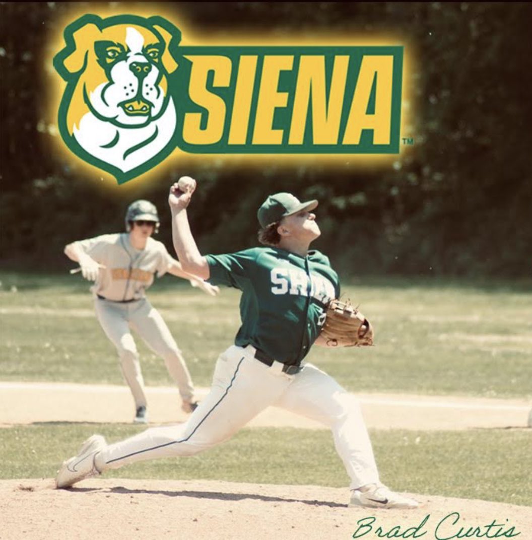 NEPridebaseball's tweet image. 🚨Commitment Alert 🚨 ‘25 RHP Brad Curtis (Shen, NY) has verbally committed to D1 Siena in upstate NY!

Congrats to Brad &amp;amp; his family!

#lionsquad #anotherpridecommit #ourplayersgoplaces #anothaone