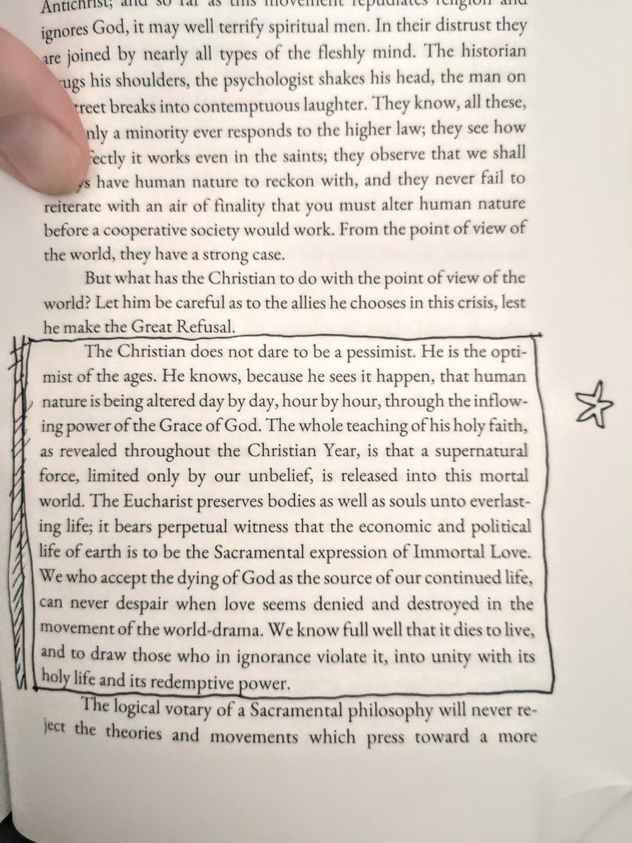 gideonstrauss's tweet image. "We who accept the dying of God as the source of our continued life, can never despair when love seems denied and destroyed in the movement of the world-drama." (Vida Scudder)

I regularly need this reminder.