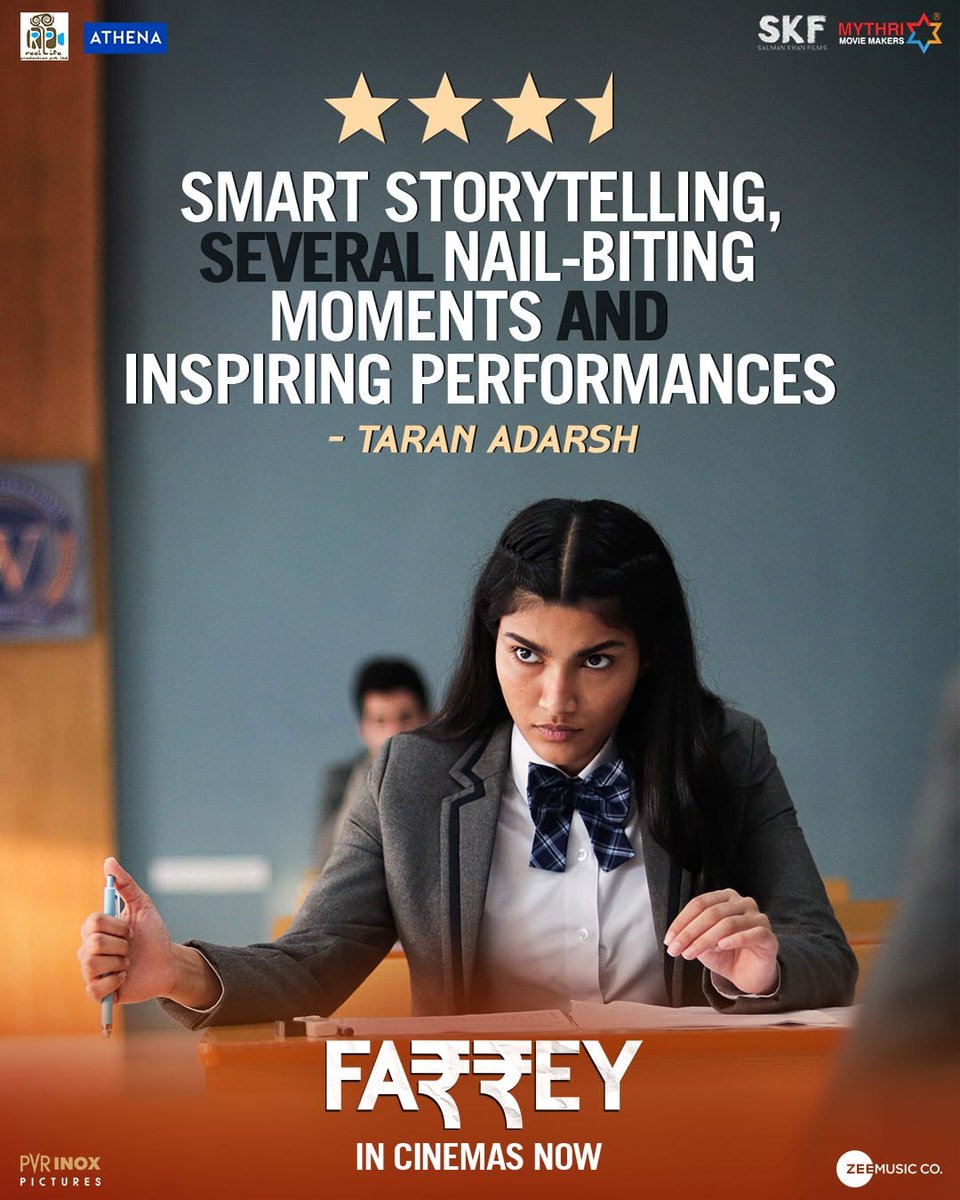 Guys I suggest all of you to just go and watch this exciting movie..#FarreyInCinemasNow