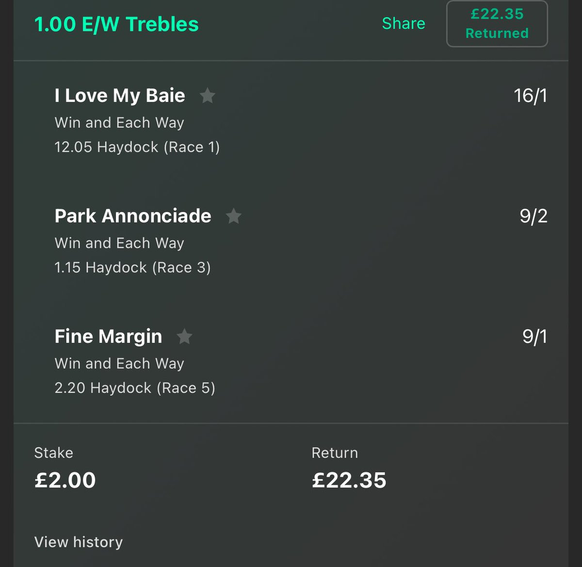 edcollo's tweet photo. @bet365 no best odds guaranteed on the 2.20 at haydock? 😕 https://t.co/JQayq9lr3k