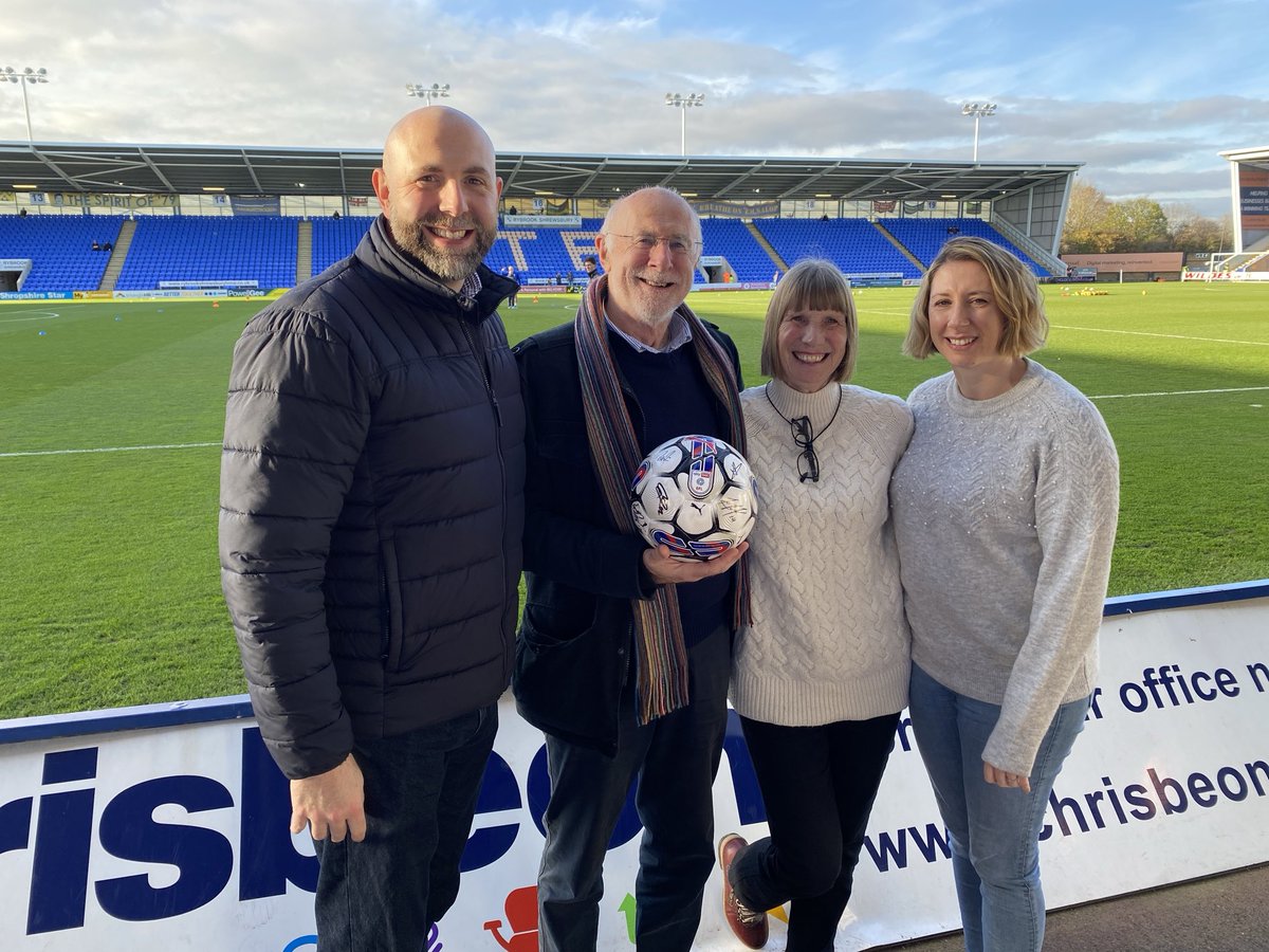 Shrews Commercial (@stfccommercial) on Twitter photo Today’s match ball sponsor is Richard Sims, celebrating his 70th birthday today!
Everyone at <a href="/shrewsburytown/">Shrewsbury Town FC</a> hopes you enjoy your special day with us Richard, thank you for your support! #Salop
@7video <a href="/pete7video/">Pete 7video</a> Today’s match ball sponsor is Richard Sims, celebrating his 70th birthday today!
Everyone at <a href="/shrewsburytown/">Shrewsbury Town FC</a> hopes you enjoy your special day with us Richard, thank you for your support! #Salop
@7video <a href="/pete7video/">Pete 7video</a>