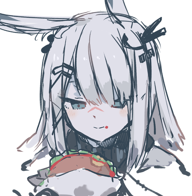 フロストノヴァ(アークナイツ) 「」|すきのイラスト