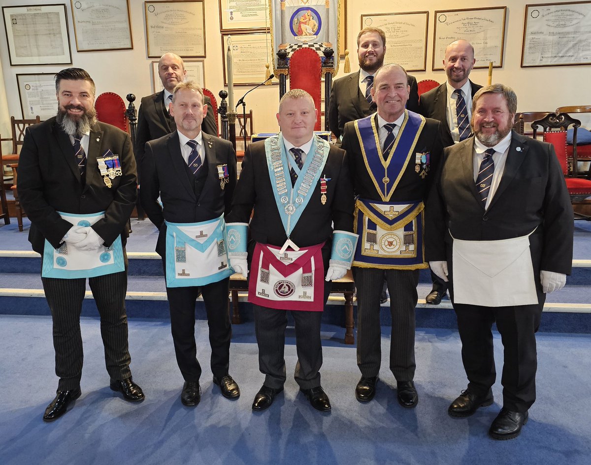 Chartley on Tour! Our 2nd visit this week was an early start to get over the border into Shropshire for a fantastic visit to Old Ben Lodge for a double 2nd degree. Was a great morning and a superb festive board thankyou bretheren. #StaffordshireFreemasons  #ShropshireFreemasons