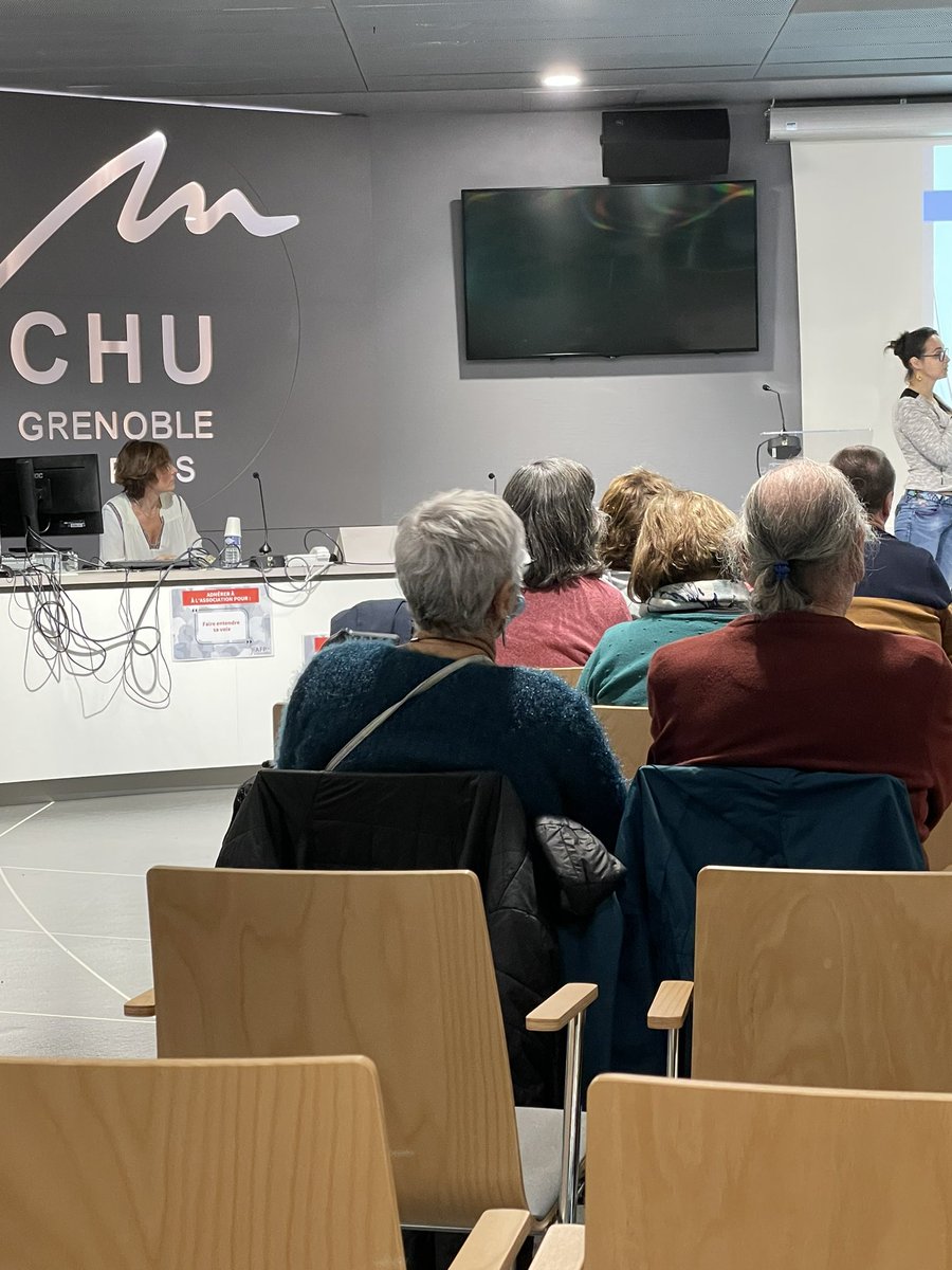 On parle de rhumatisme inflammatoire chronique #RIC au  #CHUGrenoble Alpes après midi de  l’#AFPric une association de patients  exemplaire pour aider et informer les #patients