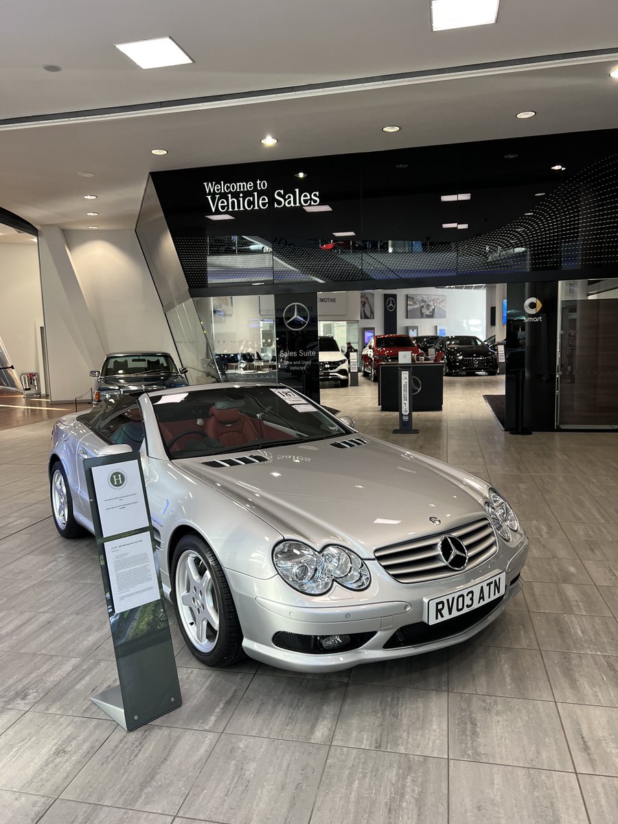 LUDENClassics's tweet photo. This 2003 Mercedes-Benz SL55 AMG, with single husband and wife ownership from new, and with only 646 miles on the clock, was offered with no reserve. Sold for a massive £59,000 plus fees.
Guided at £15,000-£20,000 https://t.co/cpujw14jE7