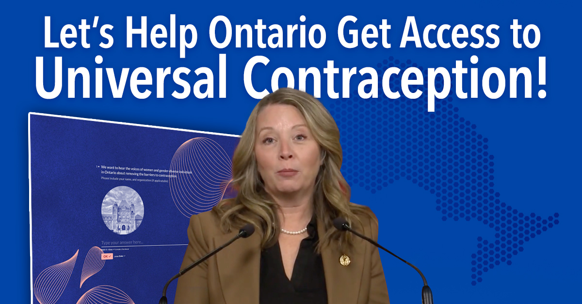 SOGCorg's tweet photo. 📢 The Ontario Government will be debating a motion on free access to birth control in Ontario on Wednesday, Nov 29th!

Help us remove barriers to contraception!

Sign the form today.

🔗 https://t.co/F6RpJW7EAk 

#SOGC #FreeContraception #OntarioHealthCare #HealthCareForAll https://t.co/9CX8W2HBvJ