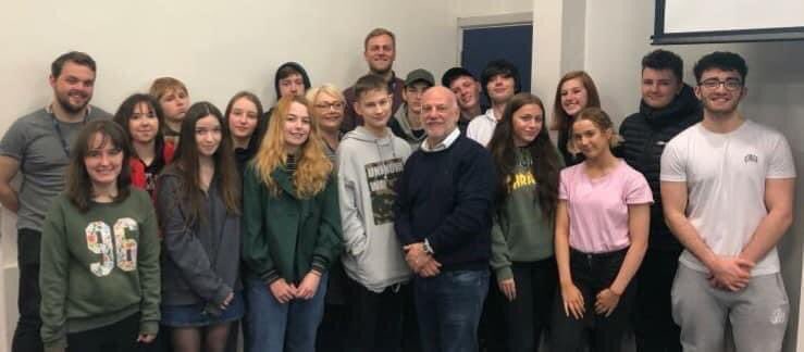 GoffyMedia's tweet photo. Up on memories today a memorable day with major local entrepreneur Paul Mackings @SthTyneCollege 
Great to organise &amp;
host educational events like this one. https://t.co/vxTS8V8HM4