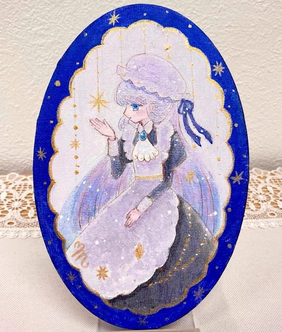 以前ミニ個展で展示した双子のメイドさん達です  #双子の日 #アナログイラスト