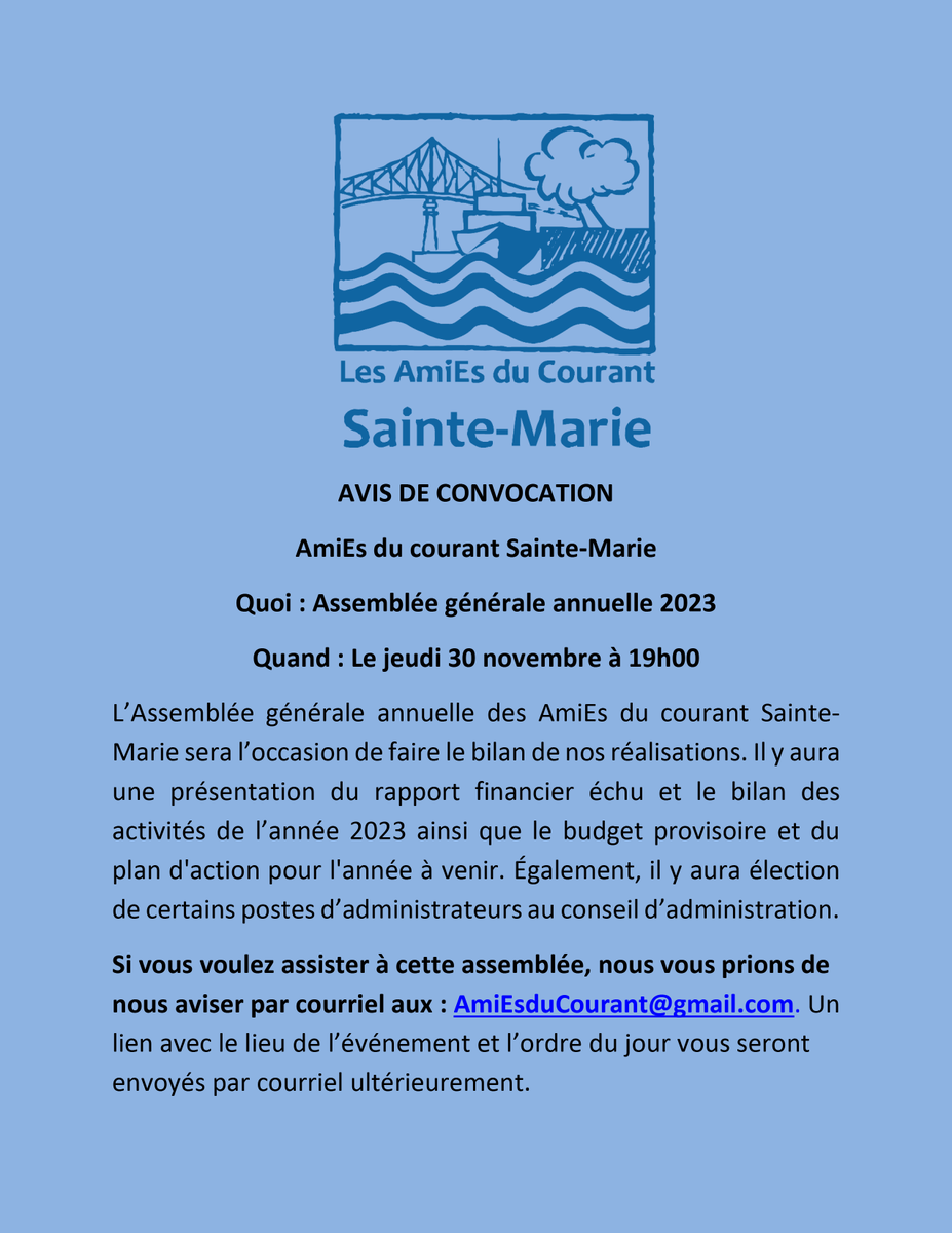 AmiEs du courant Sainte-Marie (@amiesducourant) on Twitter photo 