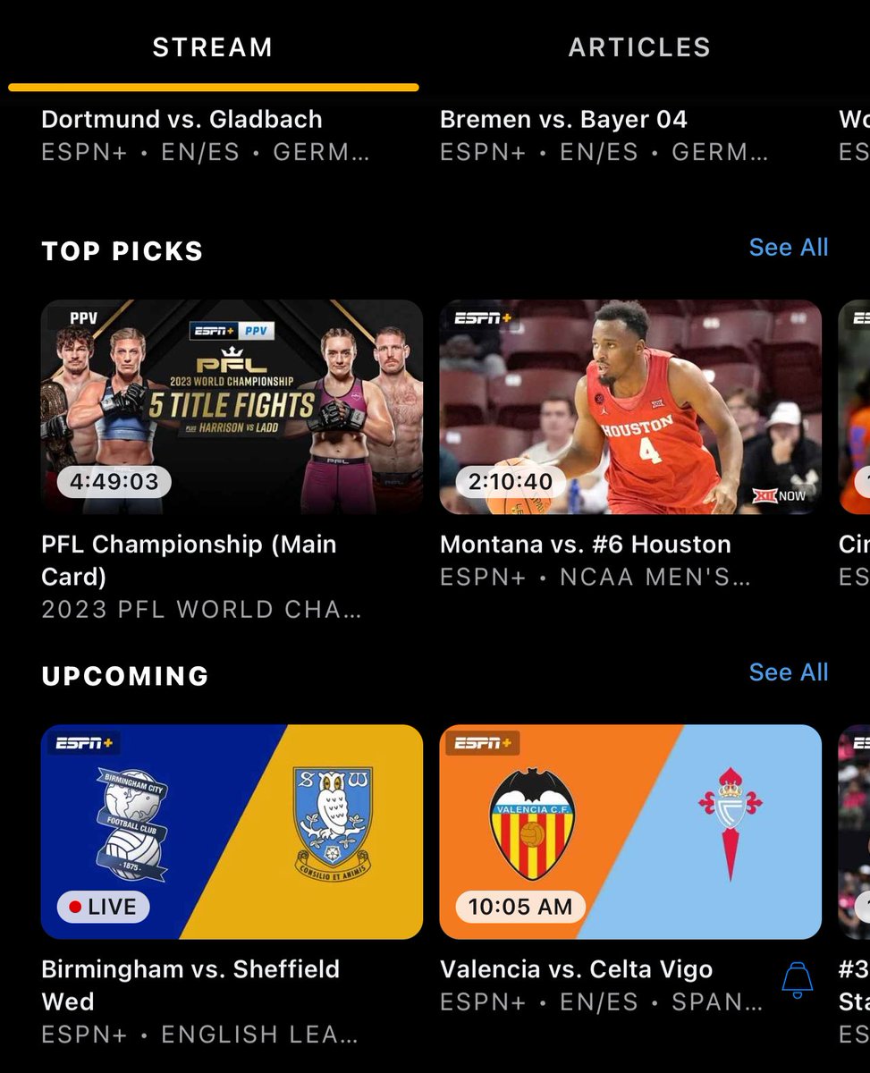 PSA US FOLLOWERS - WE ARE ON ESPN + TODAY! #swfc