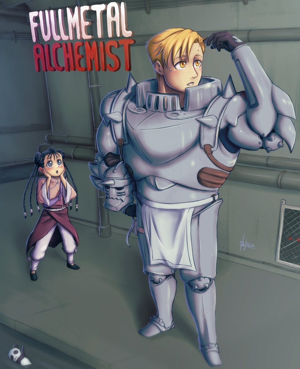 Nytrix_Germimi's tweet photo. #FullmetalAlchemist #鋼の錬金術師 #AlphonseElric #MayChang #fanart https://t.co/WFYKAmkYkT
