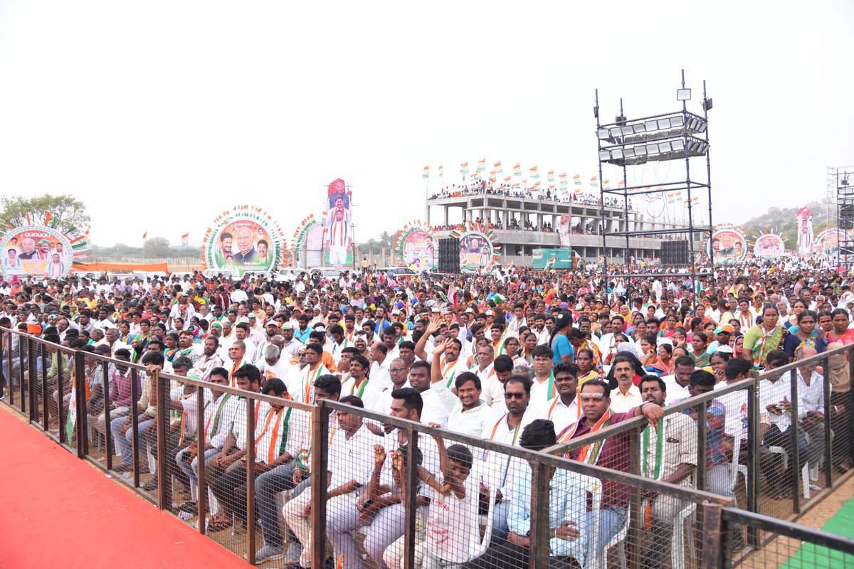 A relationship built on trust!

Congress will form the govt in Telangana with a huge mandate.

📍Kalwakurthy
