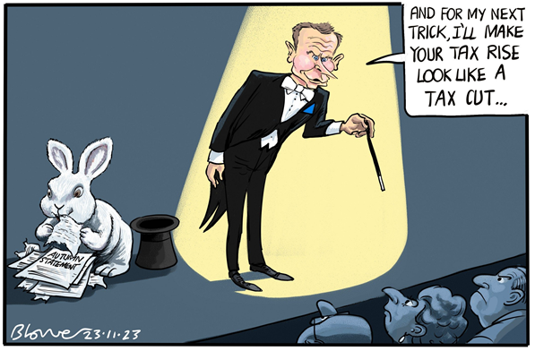 HarridgePike's tweet image. #autumnstatement2023 - our #BlueLabour @Conservatives are hoping they can con a sufficient number of tribal idiots with this #fauxtaxcut #VotesNotForSale