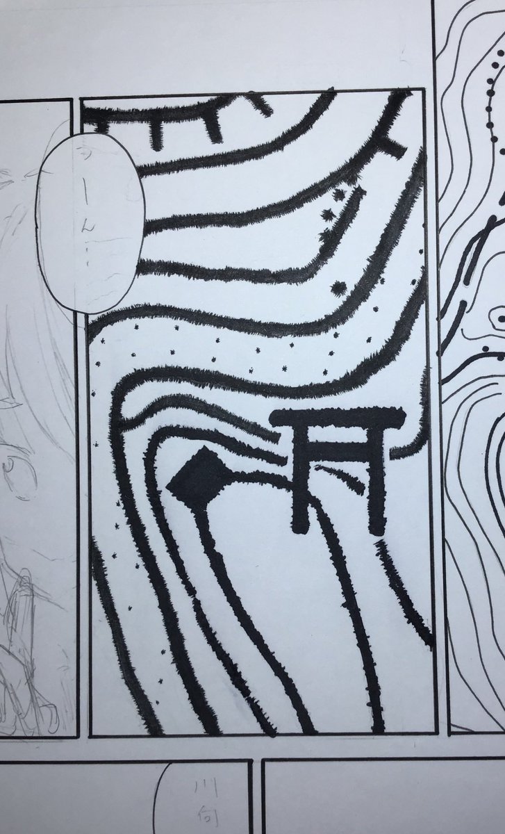 地図を描く作業。その2 