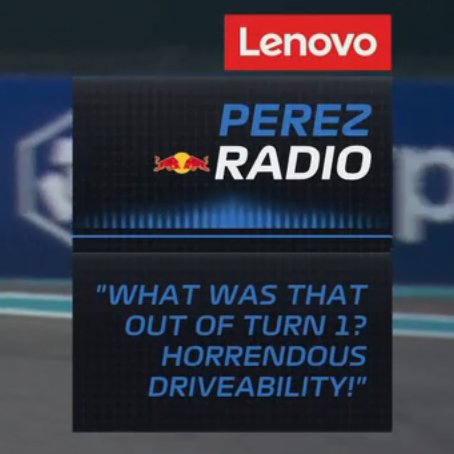 PEREZ 🗣️ : "¿Que fue eso de la curva 1? El Manejo Horrible!"

Me gusta que ahora se ponga exigente Checo.