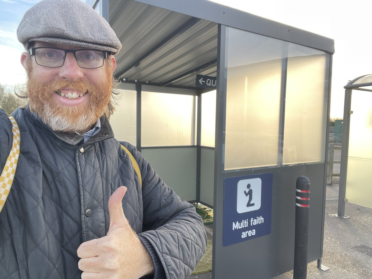 I went on a pilgrimage to Bristol Airport’s world famous multi-faith area