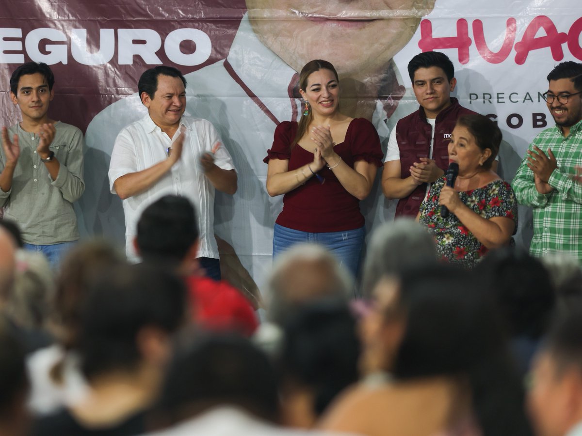 Estuvo muy emotivo nuestro encuentro en #Chuburná. ❤️

Gracias por abrirme su corazón y compartirme sus inquietudes. 

#HuachoTeEscucha, para que juntos, aseguremos que el bienestar, #seguro llegue a #Mérida y a todo #Yucatán.

*Dirigido a militantes y simpatizantes de Morena.