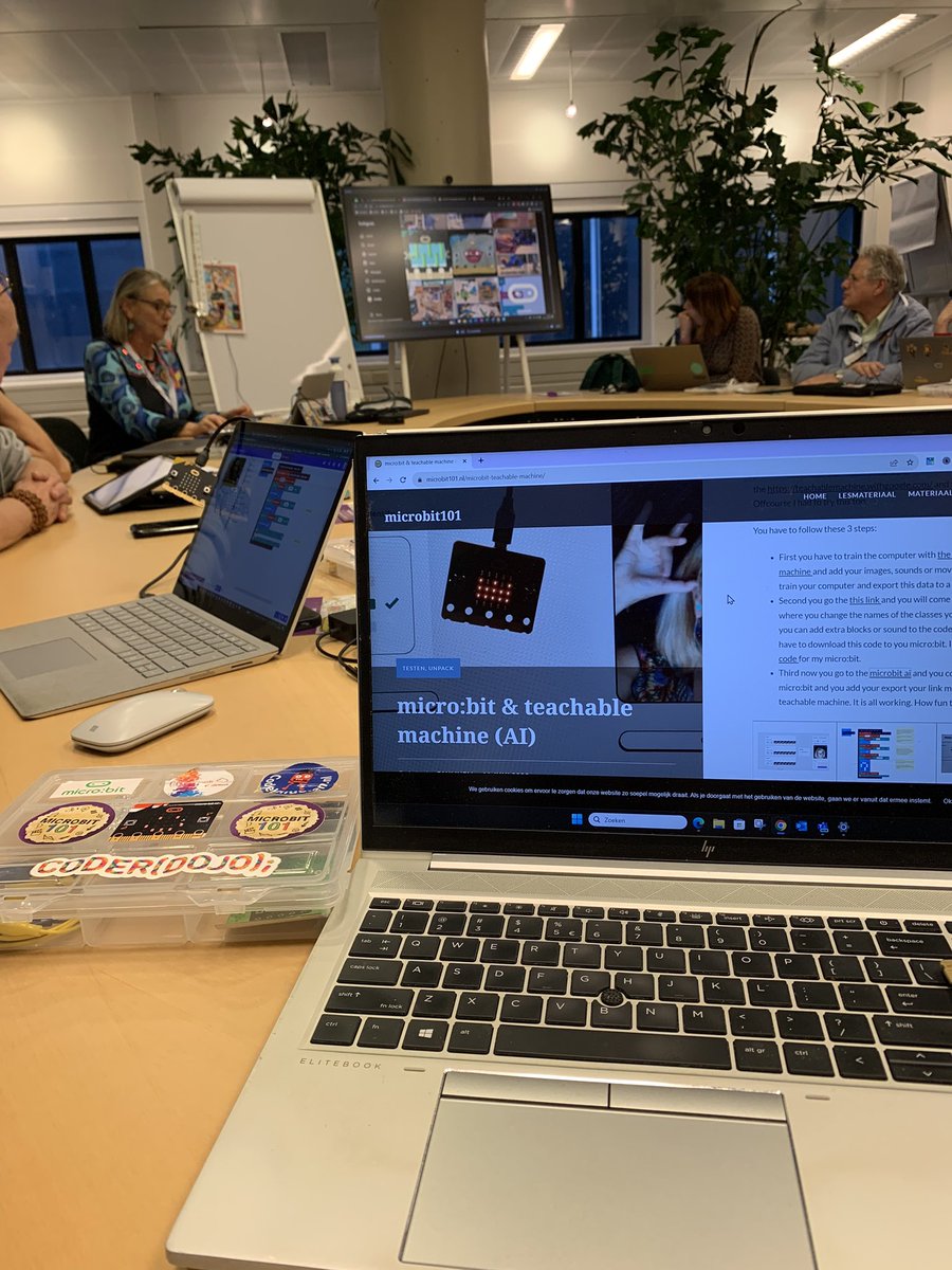 Coderdojo Ede (@coderdojoede) on Twitter photo Bij <a href="/4pip/">Pauline Maas - Writer & Teacher & MIEE & Fellow</a> een workshop over Microbit en Machinelearning.
Hele gave toepassing! Dankjewel
#DojoconNl Bij <a href="/4pip/">Pauline Maas - Writer & Teacher & MIEE & Fellow</a> een workshop over Microbit en Machinelearning.
Hele gave toepassing! Dankjewel
#DojoconNl