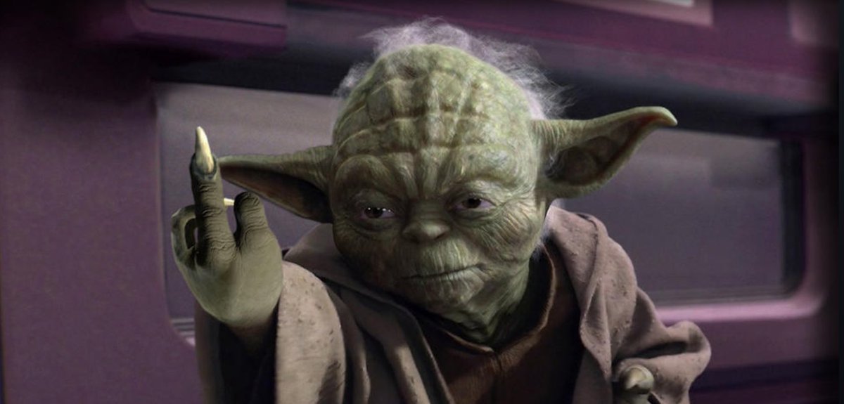 Mmmichmatch's tweet photo. Here is a gift just for everyone the needs it.

Cuz belive me..

There is loads of recipients for it 😝

#yoda #starwars #fuckyou #thebird #saturdaygift #thefinger #tgis #saturday https://t.co/y18hWEusdO