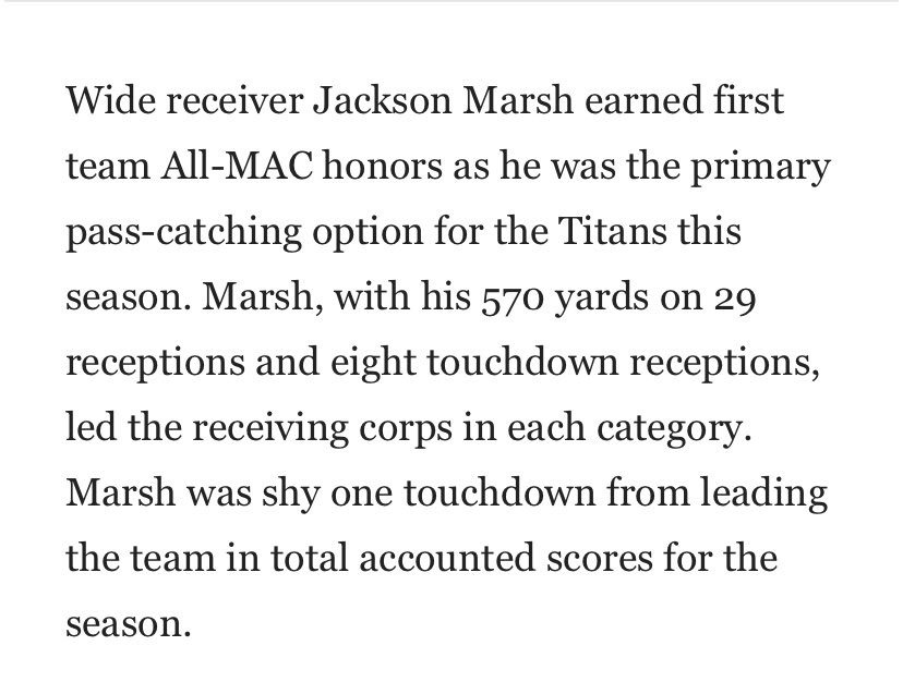Congratulations <a href="/Jackson06790342/">Jackson Marsh</a> Jackson Marsh on being selected as a member of the 2023 Mountain Athletic Conference, 1st Team All-Conference!  We are proud of you!!
@CoachHartman_GC