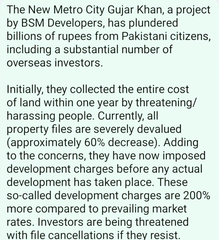 Parachahere's tweet photo. #boycotbsmdevelopers
#boycotnmcgujarkhan https://t.co/j06XEWPoNe