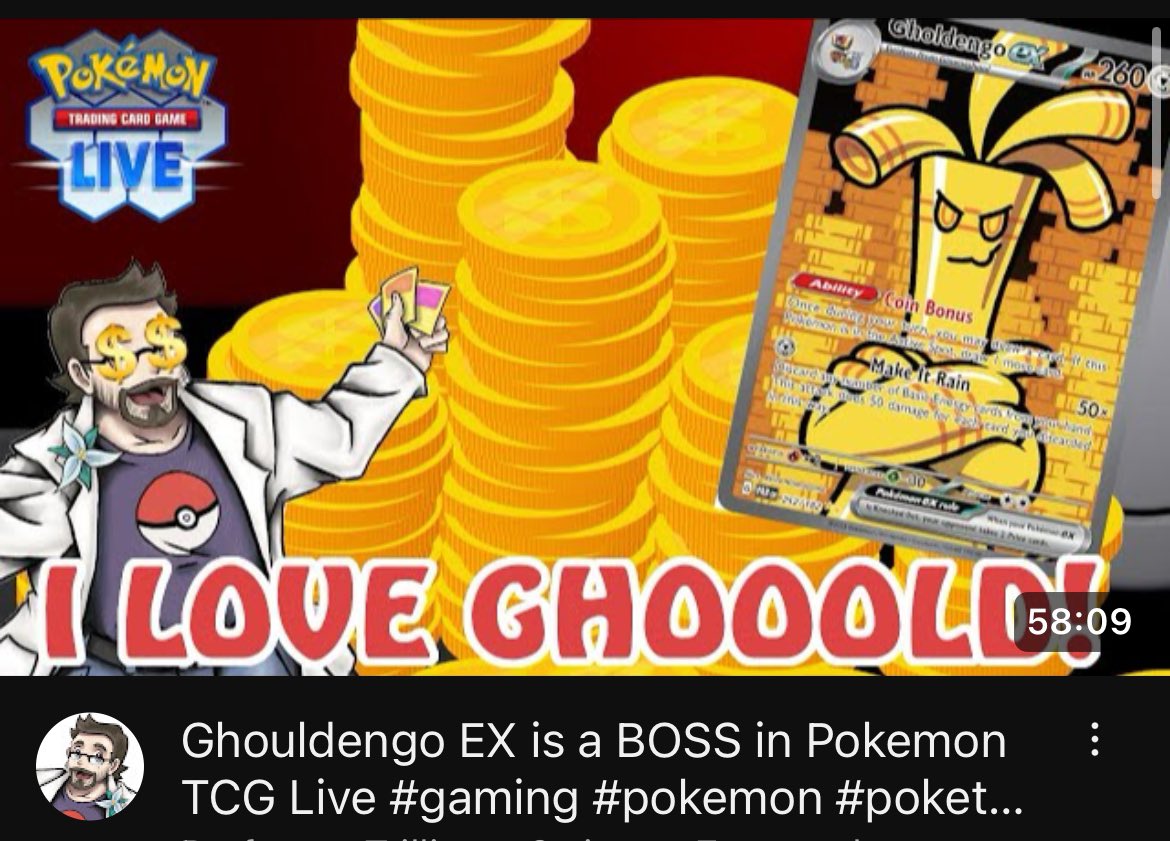 Prof_Trillium's tweet photo. Ghouldengo EX is a BOSS in #Pokemon #TCG Live!

🔗https://t.co/1ebL2HjO6T

#pokémon #pokemoncards #pokemongo #pokemontcg #pokemoncommunity #pokemonfan #charizard #youtube #gaming #gamer #pokemonscarletviolet #game #pokemontrainer #youtuber #streamer #ptcgo #gameplay #poketuber https://t.co/AXSymr4xaN