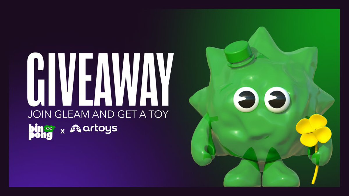🎁 RECYCLE AND GET A TOY GIVEAWAY 

Hey, collectors! Here's your chance to score an amazing toy through our Gleam giveaway! ♻

To enter:
1⃣ Get a minimum of 50 points on the Binpong app.
2⃣ Take a screenshot of your Binpong profile.
3⃣ Upload the screenshot in Gleam
4⃣ Enter
