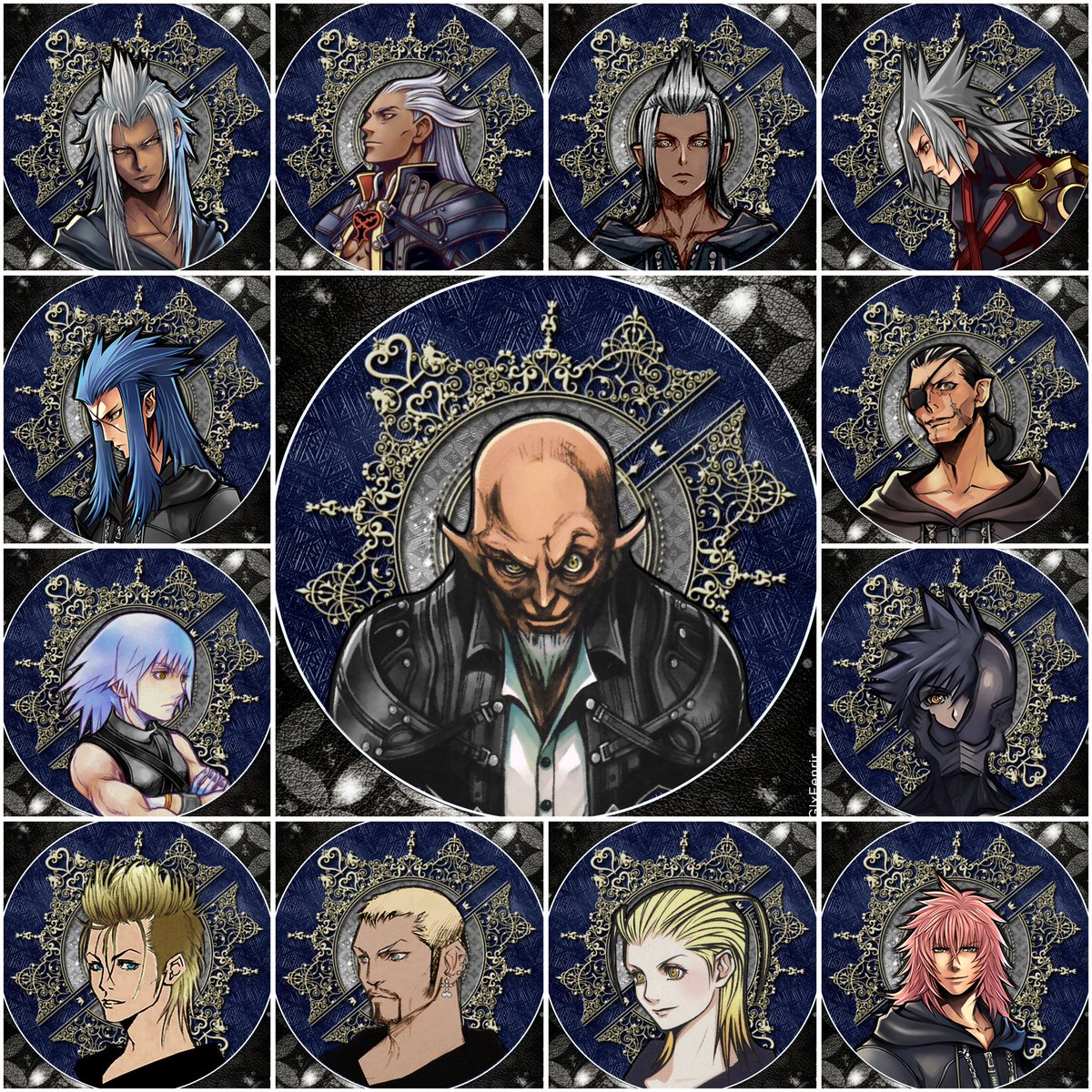 _xFenrir's tweet photo. Organization XIII icons, feel free to use and don't hesitate to share 👑

Pics are in the thread 🎁

Wave 2/3 🎄

Artworks by Tetsuya Nomura ✏️
Pfp by me 🗝️ https://t.co/NEoui37av5