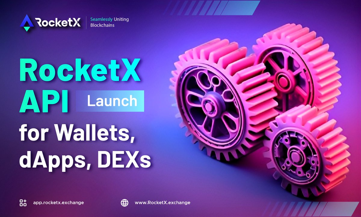 RocketXexchange's tweet image. 📢 Thrilled to unveil the highly anticipated RocketX API! 🎉

⚙️ The RocketX #API represents a groundbreaking discovery and routing algorithm tailored for self-custodial asset swaps, bridging transactions across diverse chains, both on and off-chain.

💧 Leveraging a liquidity…