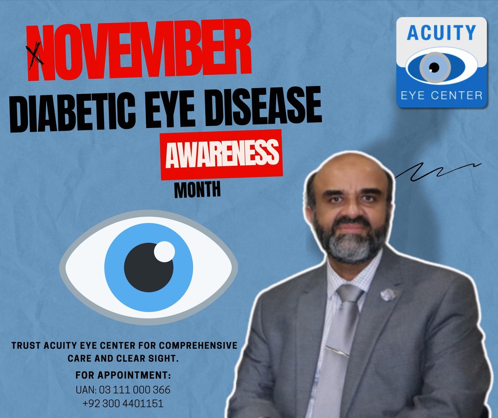 November is Diabetic Eye Disease Month: lttr.ai/AKdnB

#diabeticeyedisease #EyeAcuity #EyeHealth #Vision #DiabeticMacularEdema #Consultation #Laser #Eyecare