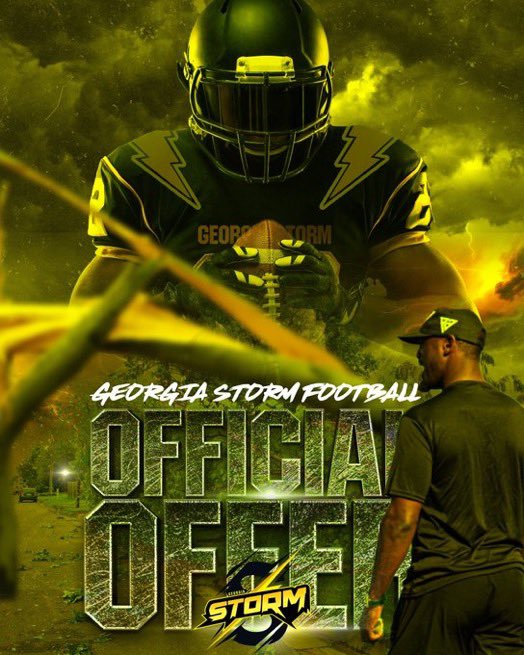 Blessed to receive a offer from Georgia Storm agtg🙏🏾 <a href="/WStormJohnson1/">W. Storm Johnson</a>  <a href="/Star_ReadyAth/">Ciatrick Fason</a>