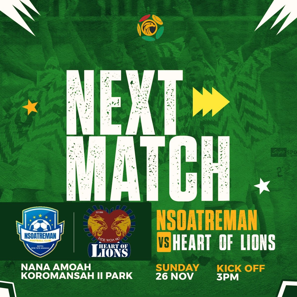 We go again on Sunday do help us God