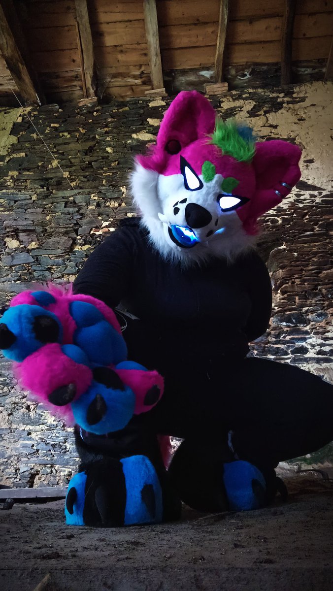 JessTheHyena's tweet photo. Hehe I took cool pics in my suit yesterday :D https://t.co/7ZamkILyep