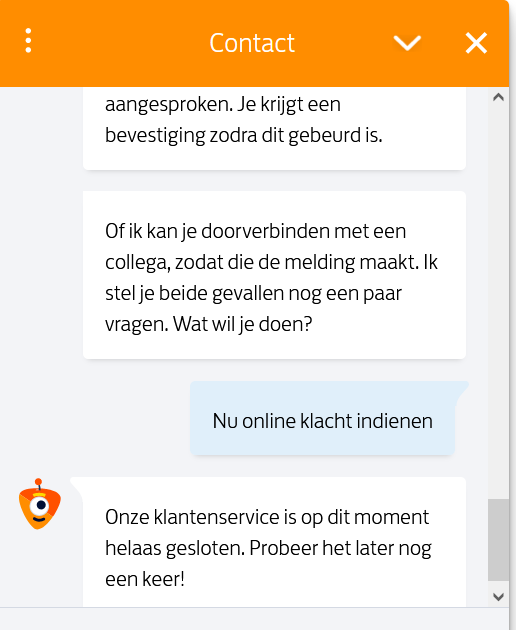 mpronk89's tweet photo. @PostNL hi, is mijn klacht nu wel of niet geregistreerd? https://t.co/5ZG4IbiUrB