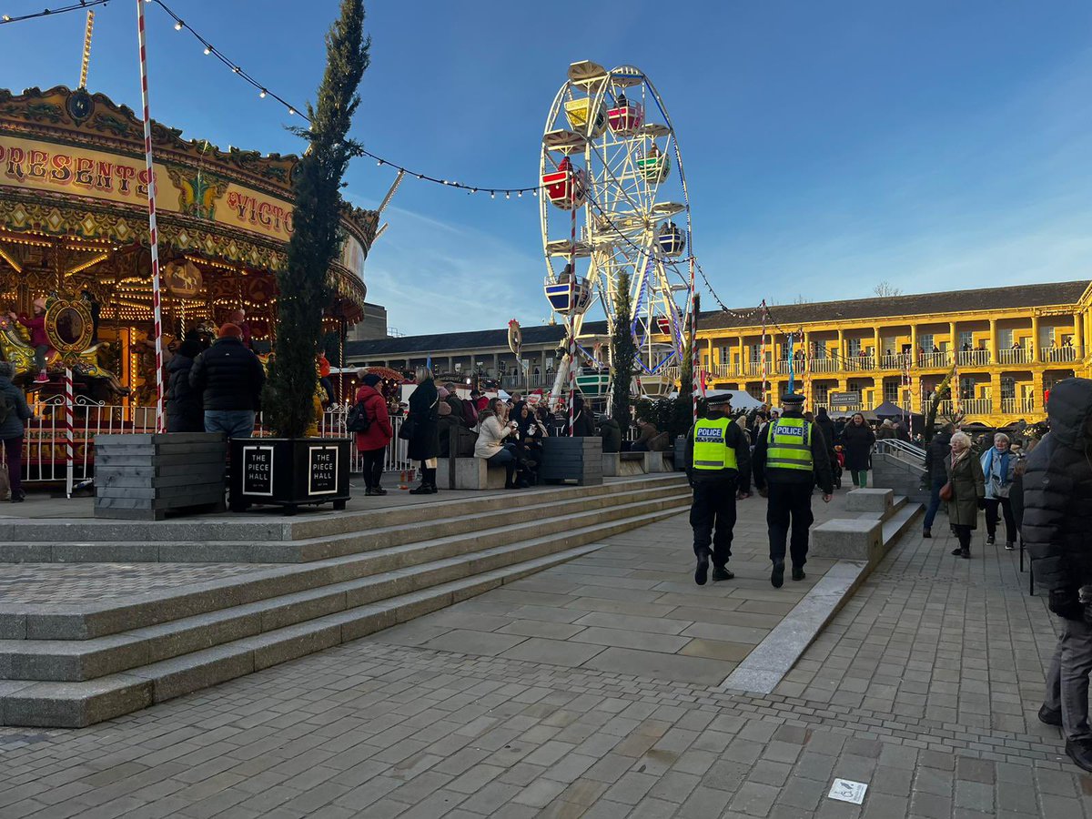 Our specially trained #ProjectServator officers have also been in Halifax at @ThePieceHall today. We could be anywhere at any time.Remember to report anything that doesn’t feel right. #TogetherWeveGotItCovered