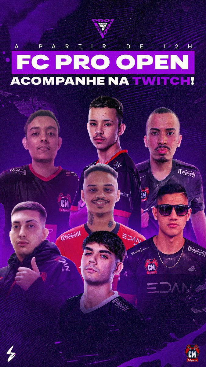 JÁ ESTAMOS AO VIVO PRO PRO OPEN DE NOVEMBRO! 

VEM ACOMPANHAR COM A GENTE!

twitch.tv/cm_sports