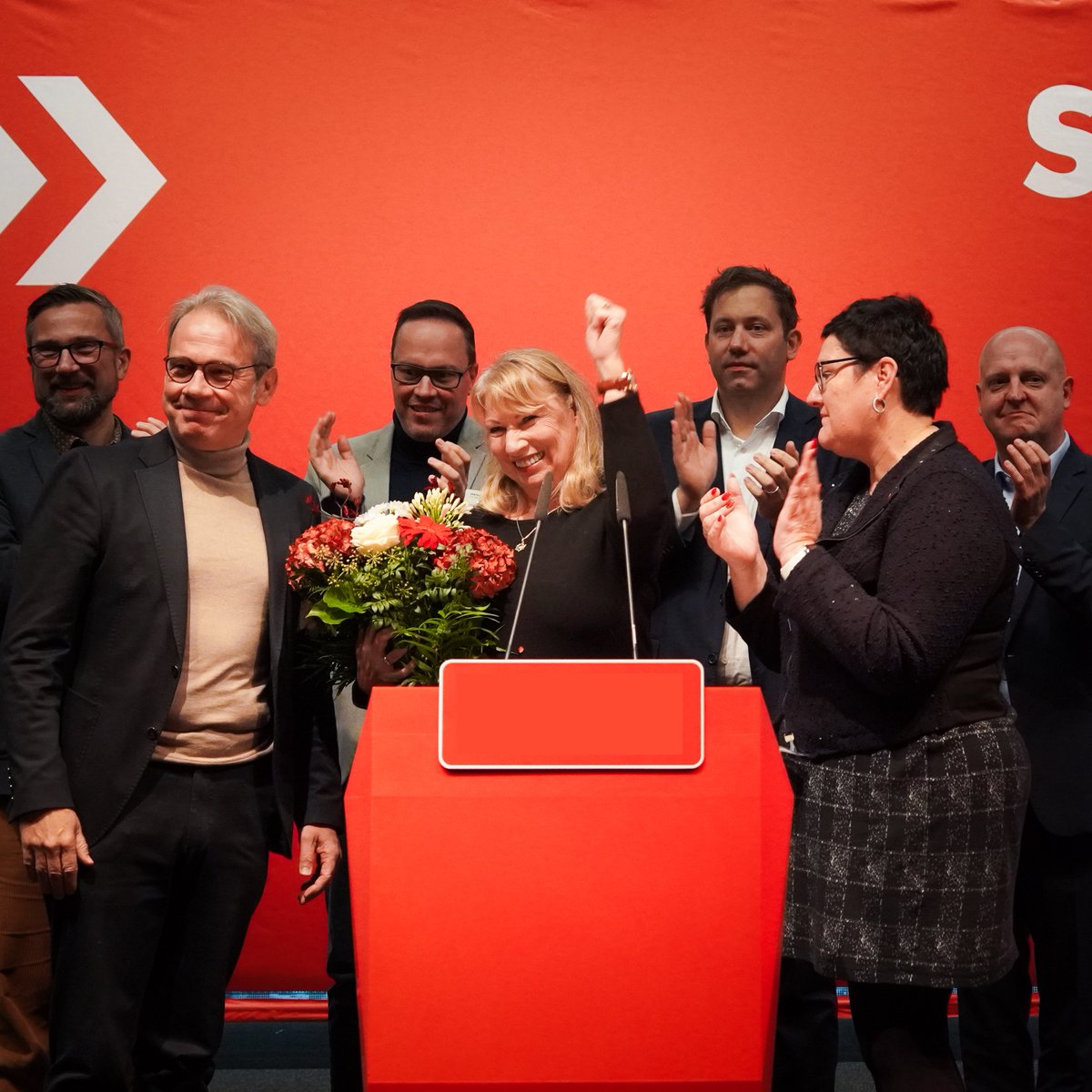 SPDSachsen's tweet photo. Das war der #saxlpt der @SPDSachsen in Neukieritzsch. Wir haben viel geschafft an diesem Tag: Die Delegierten haben Petra Köpping mit 97 Prozent zur Spitzenkandidatin für die Landtagswahl 2024 nominiert. https://t.co/r6rCxIZkoh