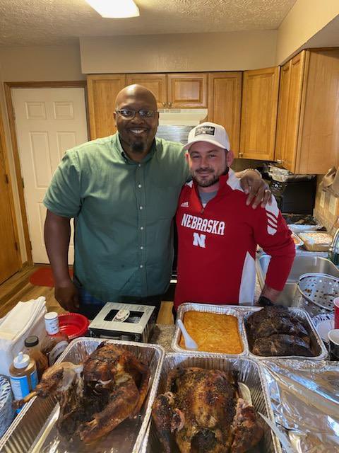 The Turkey off was awesome yesterday. Luther Hardin fried a turkey and i smoked one and they both turned out perfect! #Huskers #58 #smokedmeats #thanksgiving2023