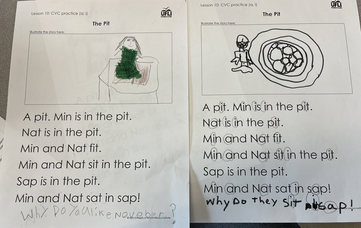 NaomiAngEd's tweet photo. Grade one student’s have been working on blending letter sounds to read words. Students are having fun trying out open-ended hands on literacy activities to work on blending. @UFLiteracy @tdsb https://t.co/GBC6l8sqzQ