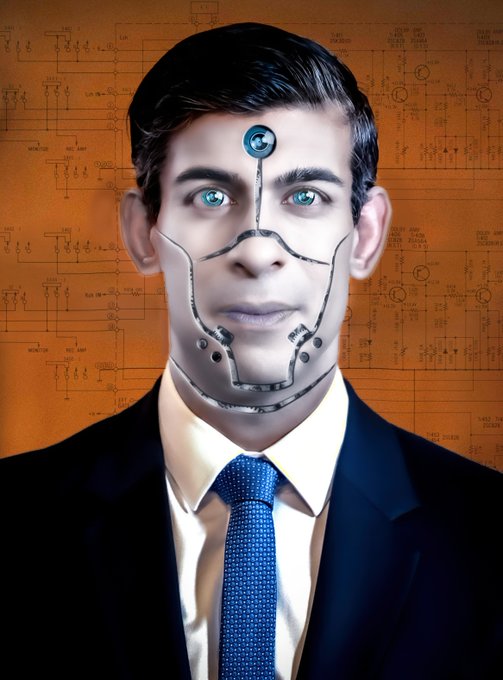 A little something I've been playing around with Robot @RishiSunak   "Never send a robot to do the job<a href="/tag/generalelection"class="tags"><span>#generalelection</span></a><a href="/tag/generalelectionnow"class="tags"><span>#generalelectionnow</span></a><a href="/tag/gtto"class="tags"><span>#gtto</span></a><a href="/tag/gttonow"class="tags"><span>#gttonow</span></a>