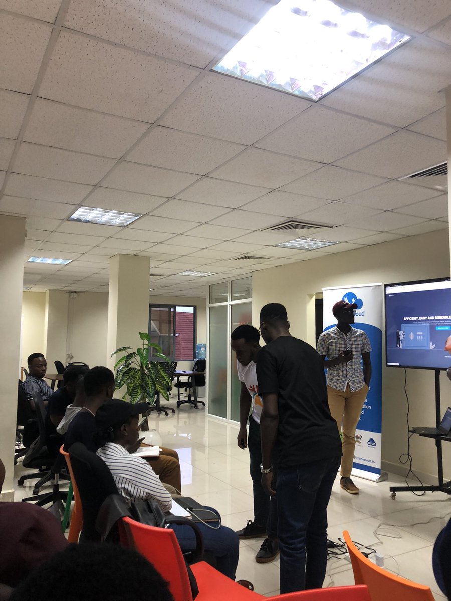 MRLorna2's tweet photo. Team 2 presenting to judges #WeLoveNerds #BuildWithAT #ATDevsUg https://t.co/Mdhvzpw2gs